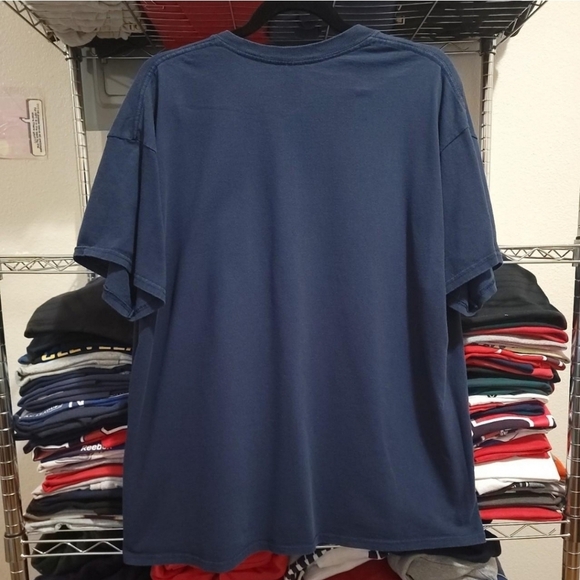 New England Patroits Men's Size XL Navy Blue Superbowl graphic print t-shirt - Picture 4 of 4